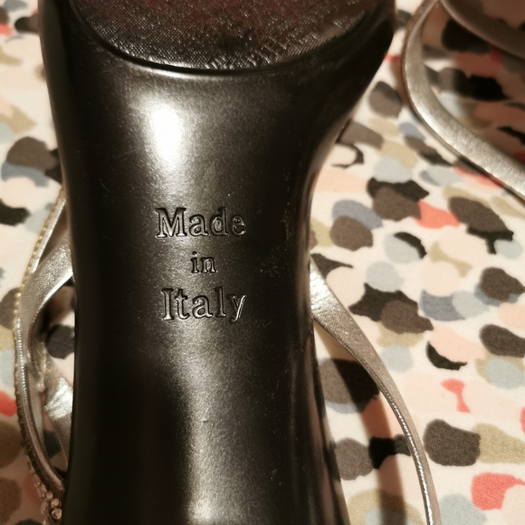 Womens Crystal Strap Heels - Picture 3 of 3